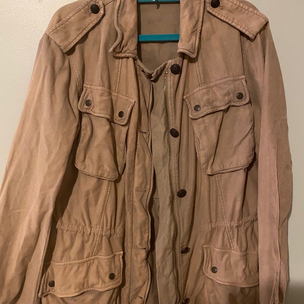 Free People Lightweight Blush/Nude Jacket